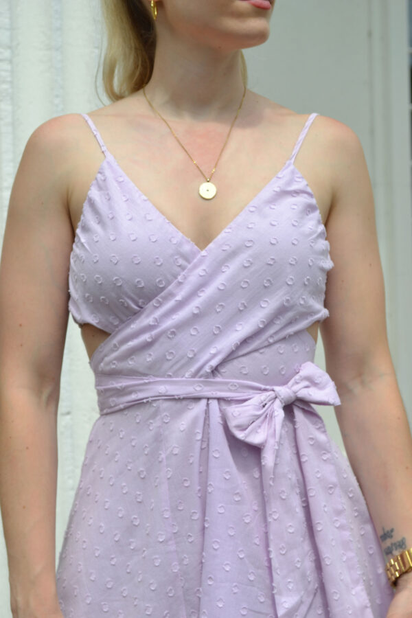 Skater Minikleid - Pastell Lila