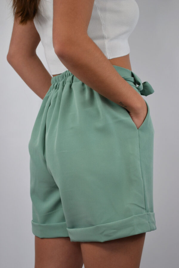 Shorts mit Schleife - Mint